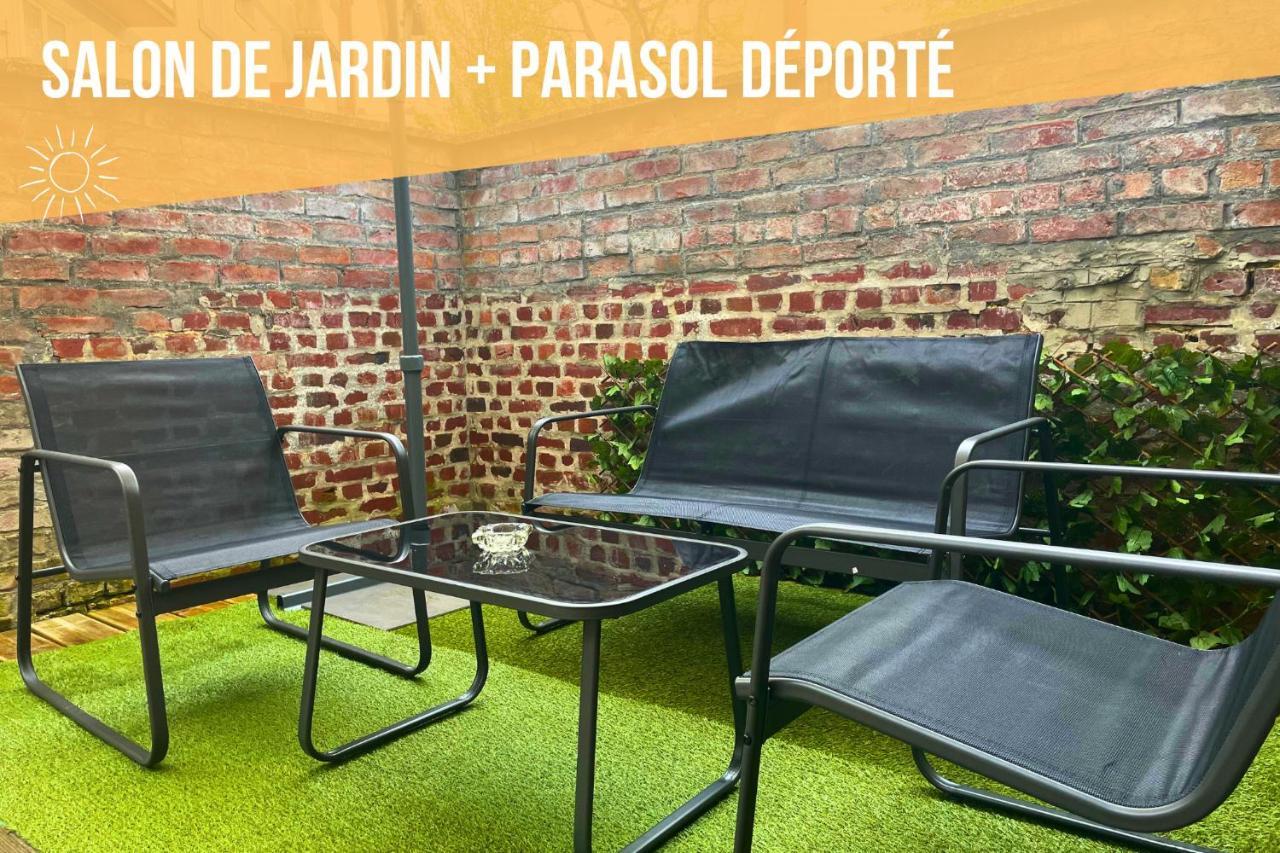 T2 Industriel avec terrasse et parking privé Leilighet Amiens Eksteriør bilde
